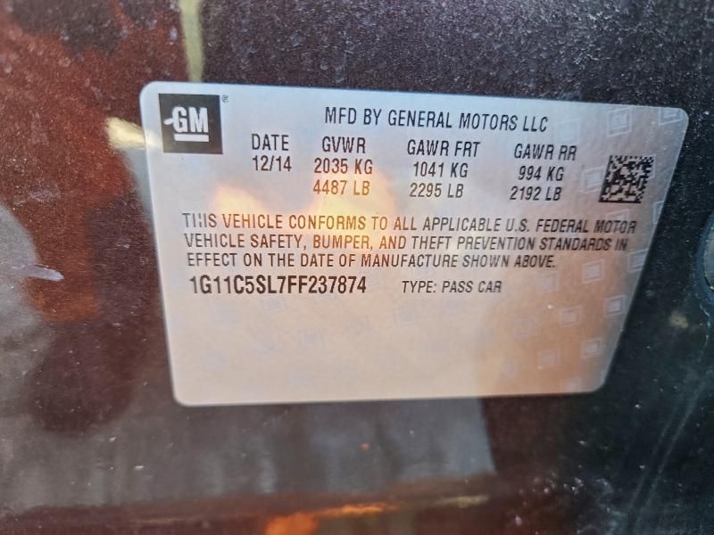 2015 Chevrolet Malibu 1LT