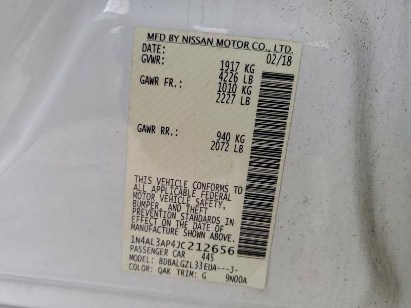 2018 Nissan Altima 2.5