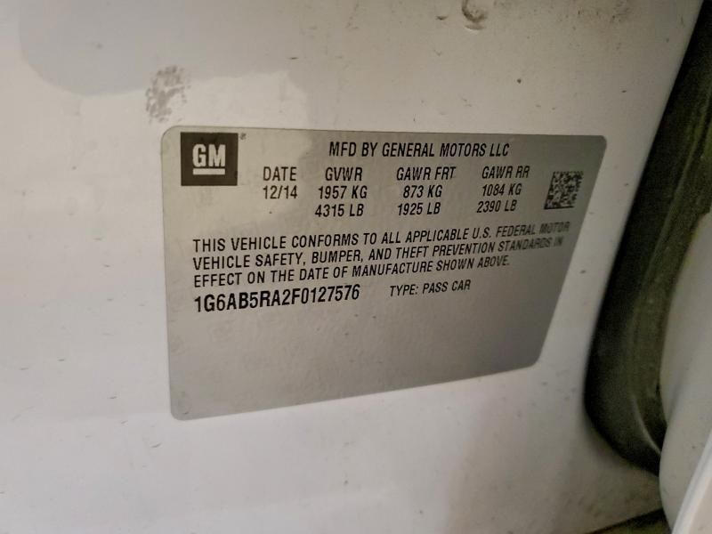 2015 Cadillac Ats Luxury