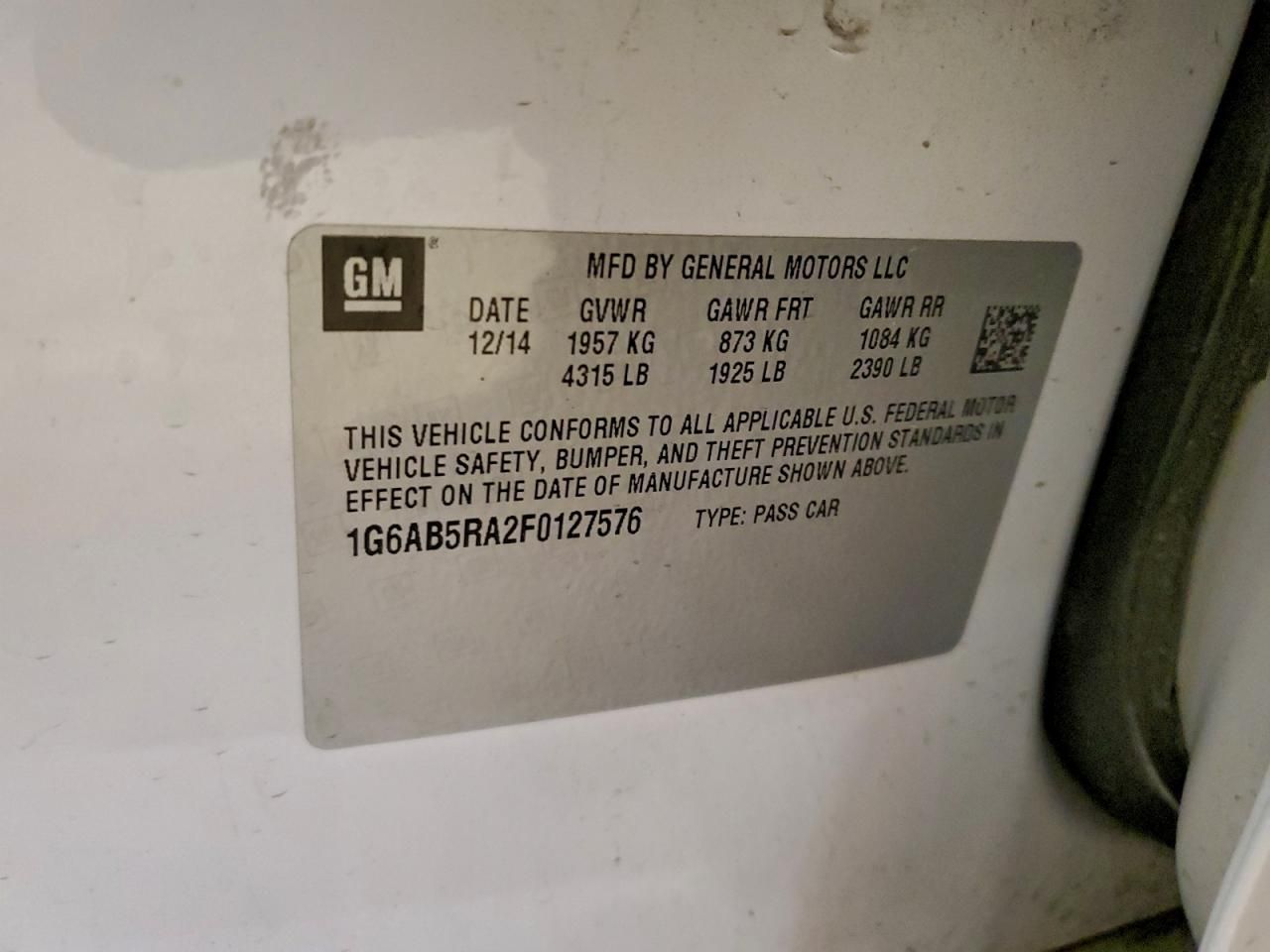 2015 Cadillac Ats Luxury