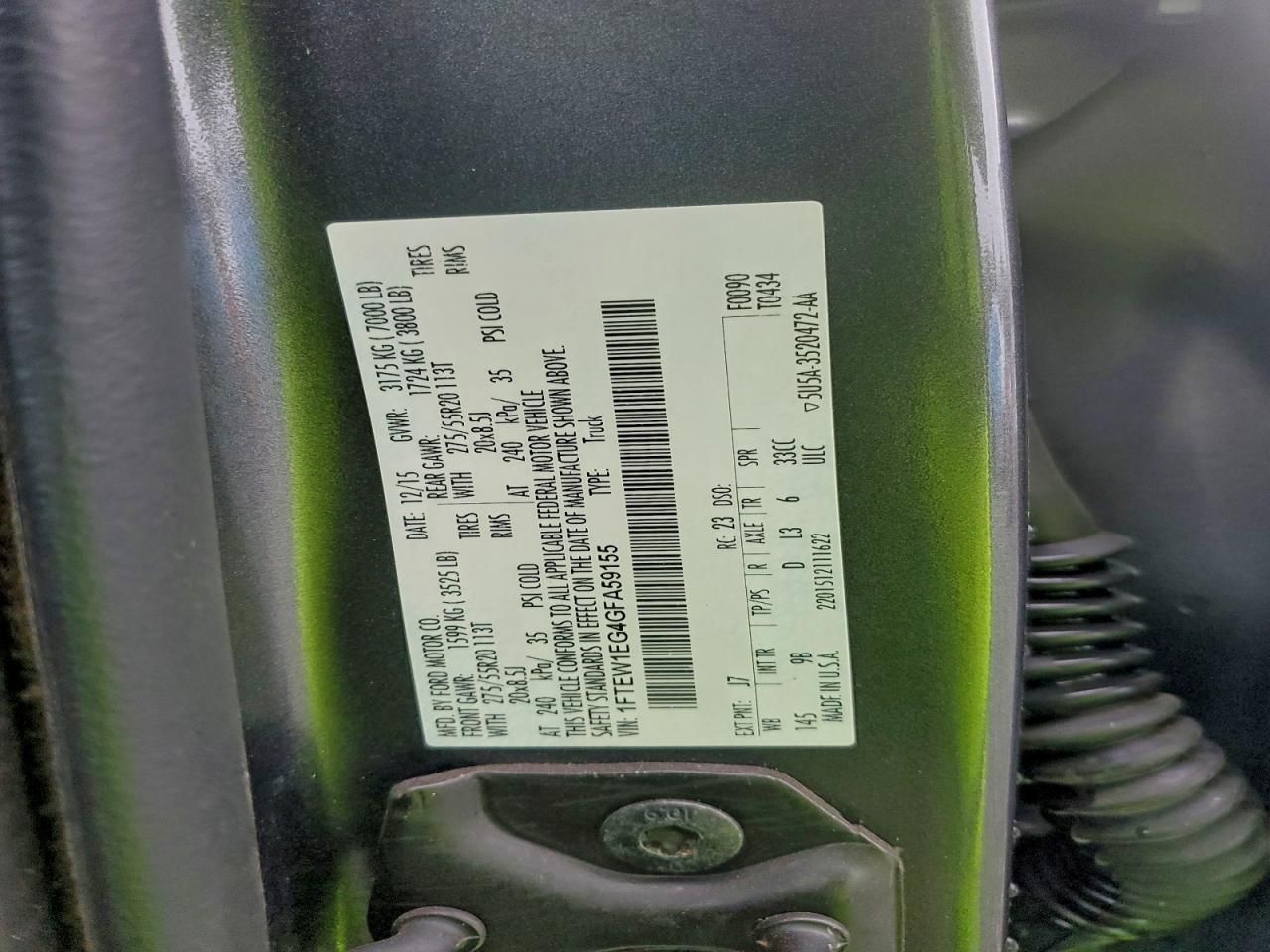 2016 Ford F150 Supercrew