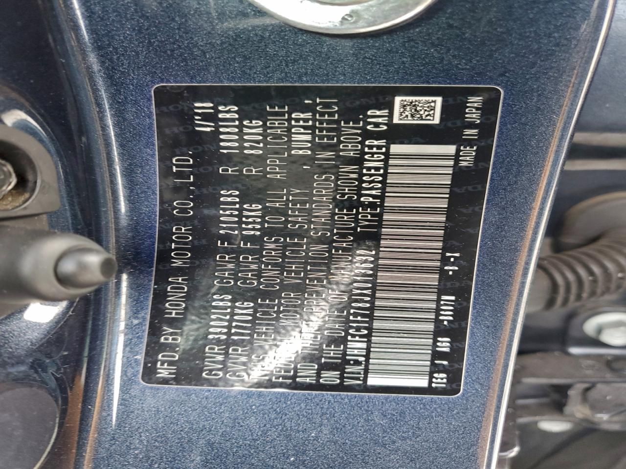 2018 Honda Civic exl