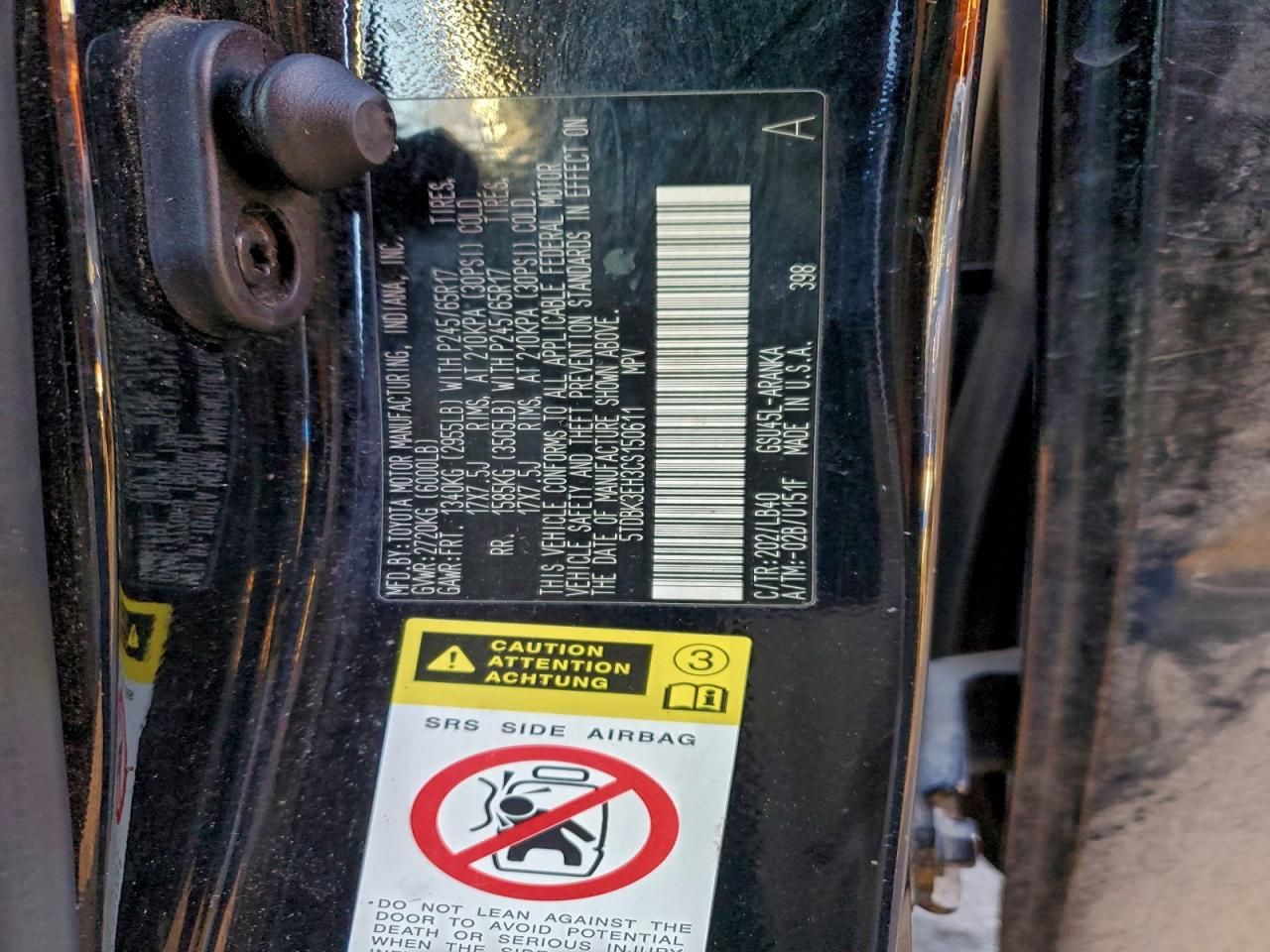 2012 Toyota Highlander Base