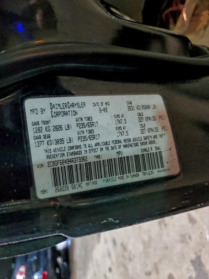 2004 Chrysler Pacifica