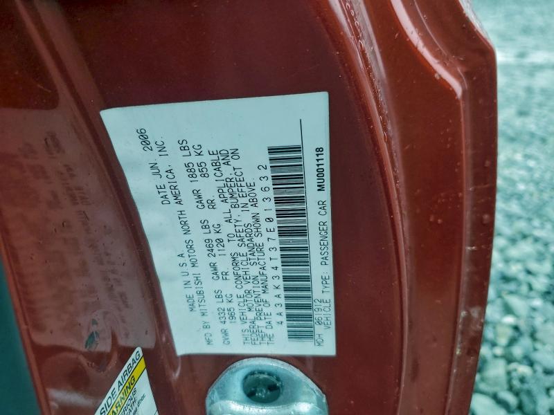 2007 Mitsubishi Eclipse gt