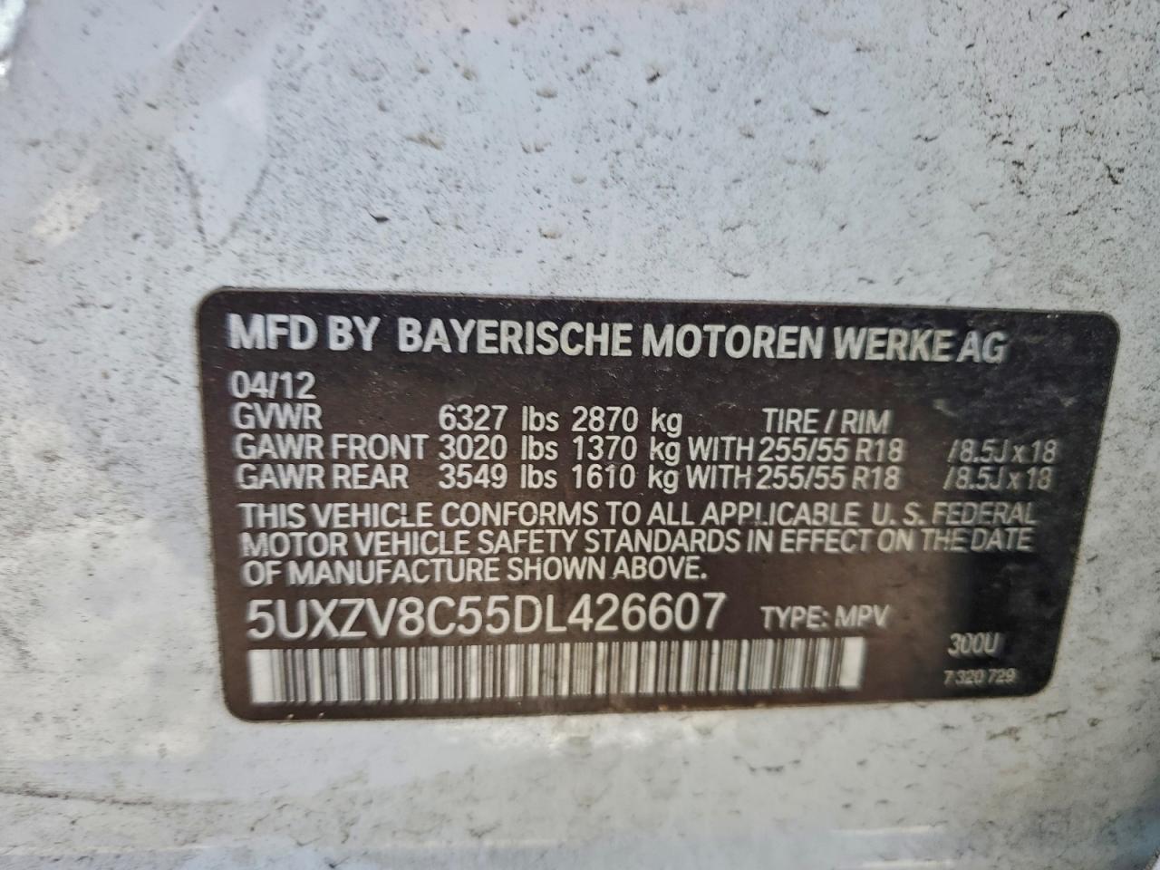 2013 BMW X5 Xdrive50i