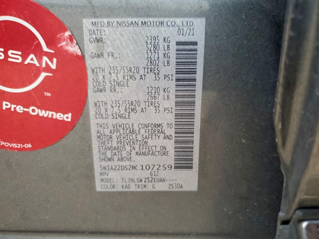 2021 Nissan Murano Platinum