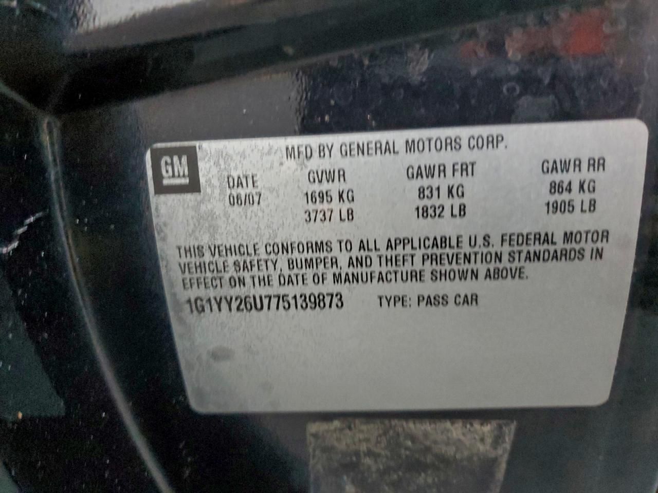 2007 Chevrolet Corvette