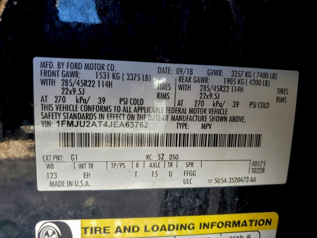 2018 Ford Expedition Limited