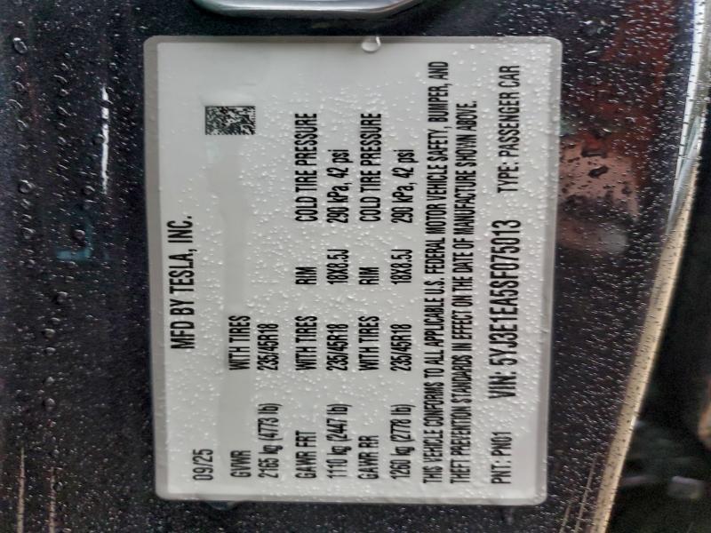2025 Tesla Model 3