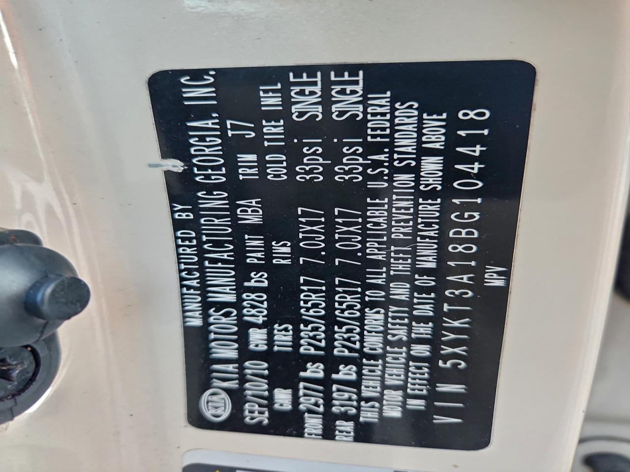2011 KIA Sorento Base