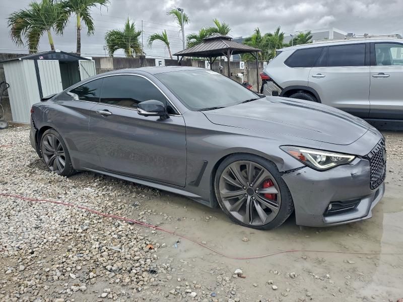 2021 Infiniti Q60 red Sport 400