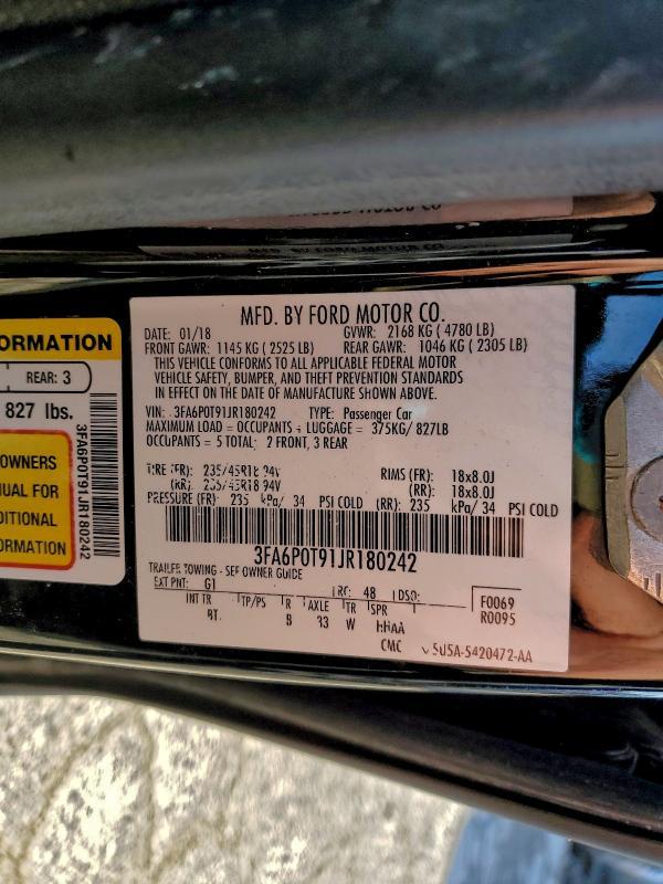2018 Ford Fusion se