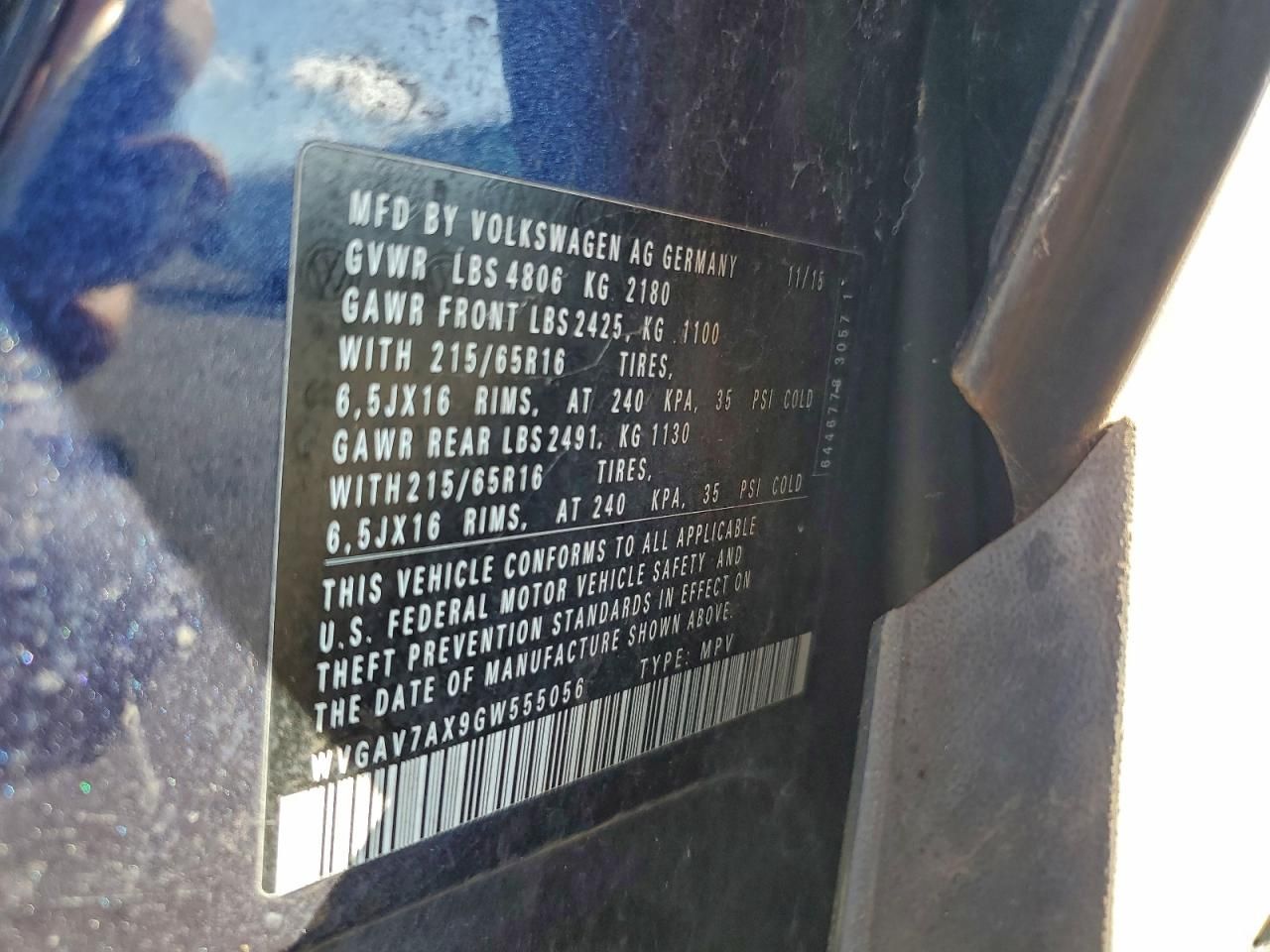 2016 Volkswagen Tiguan