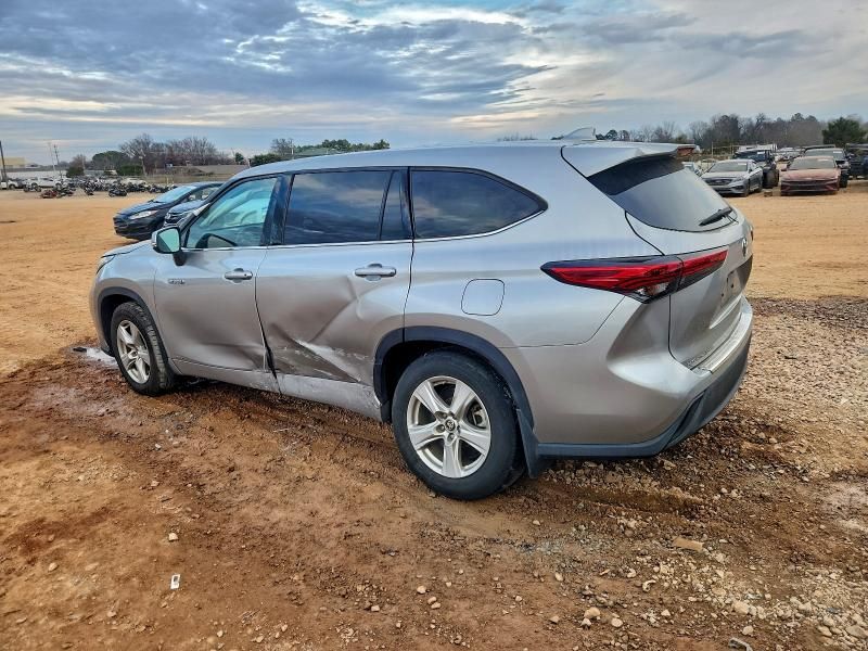 2020 Toyota Highlander Hybrid le