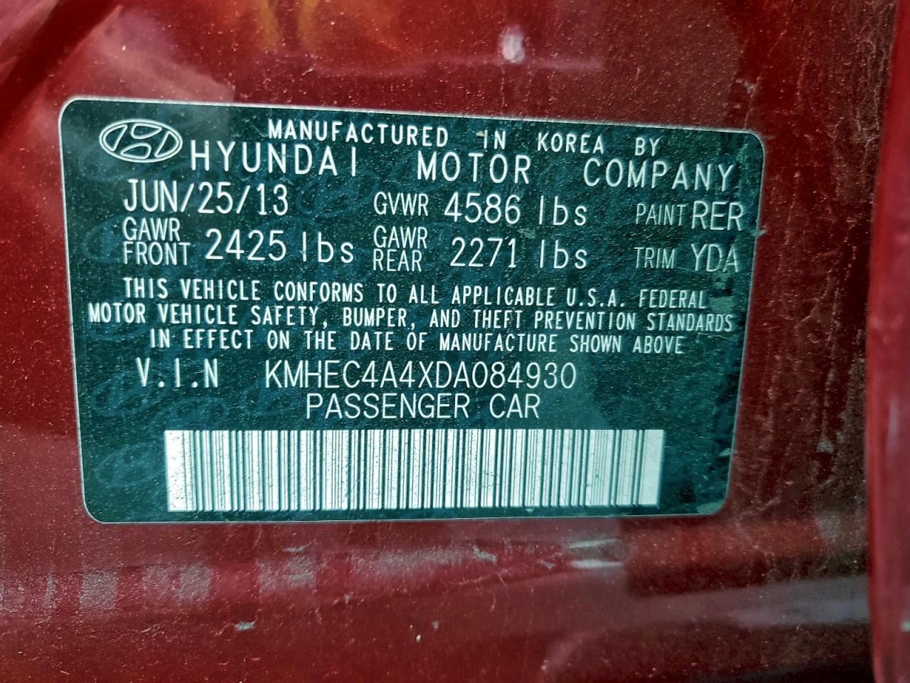 2013 Hyundai Sonata Hybrid