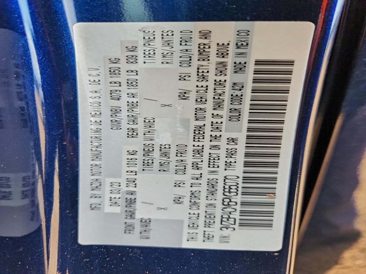 2023 Mazda 3 Preferred