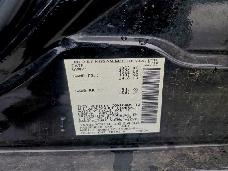 2019 Nissan Altima sr