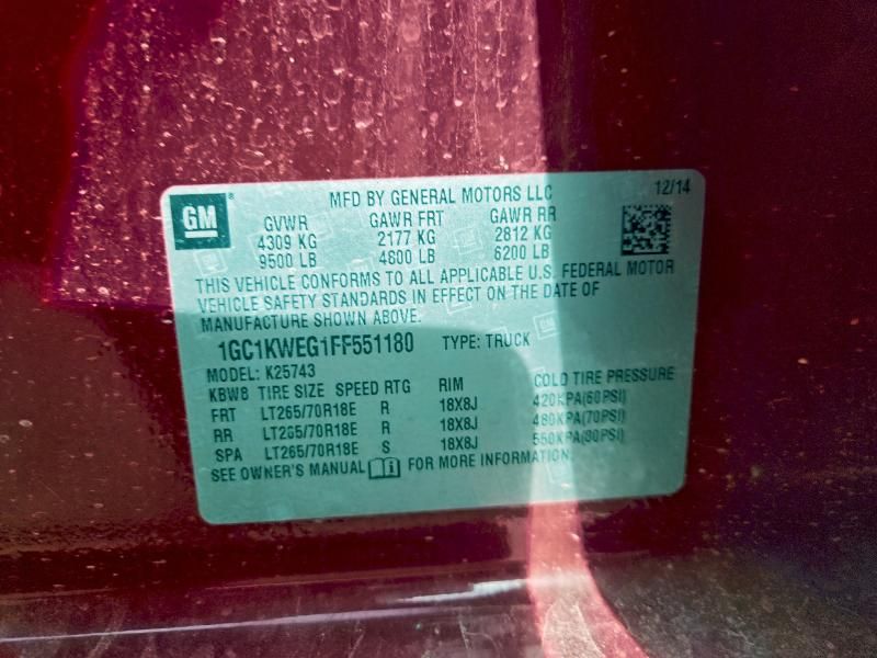 2015 Chevrolet Silverado K2500 Heavy Duty LTZ