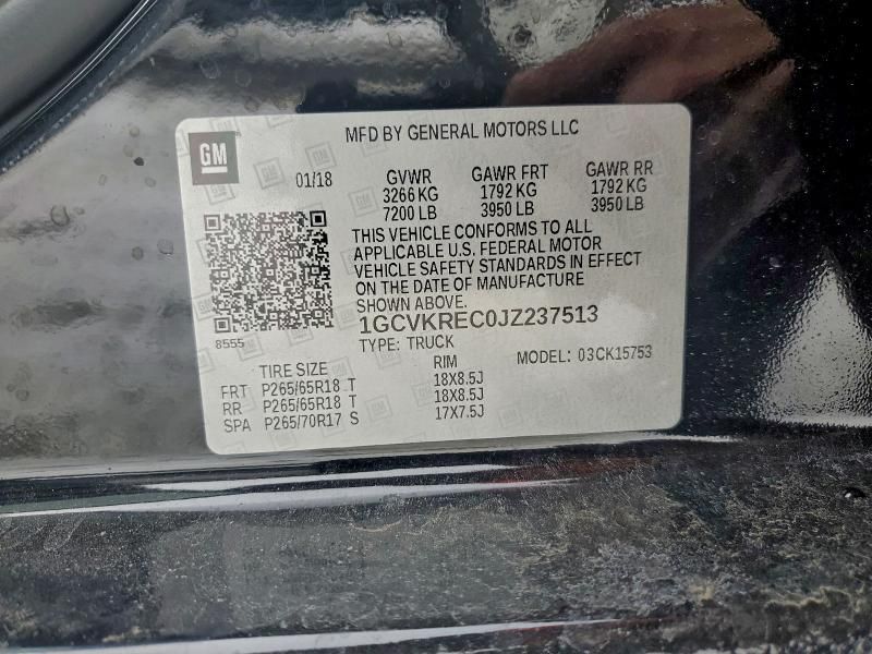 2018 Chevrolet Silverado K1500 lt