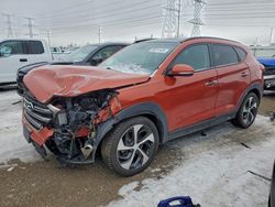 Hyundai salvage cars for sale: 2016 Hyundai Tucson Limited