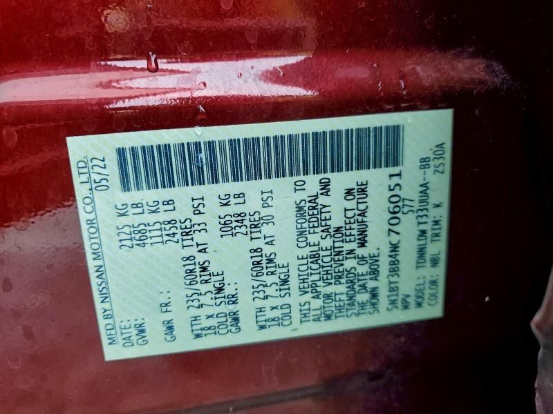 2022 Nissan Rogue sv