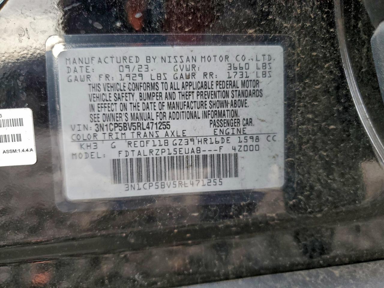 2024 Nissan Kicks s