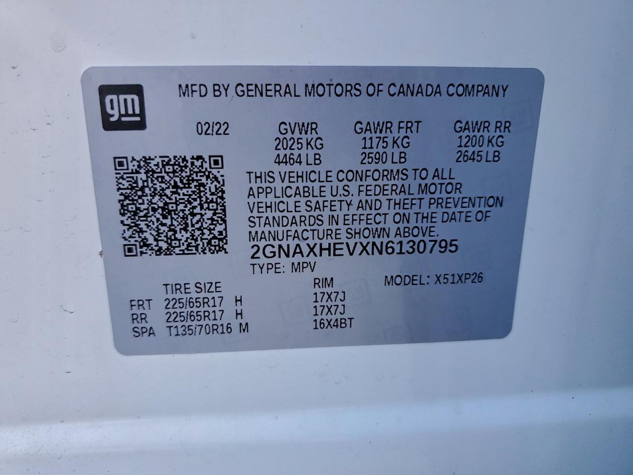 2022 Chevrolet Equinox ls