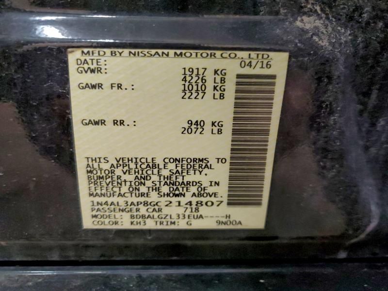 2016 Nissan Altima 2.5