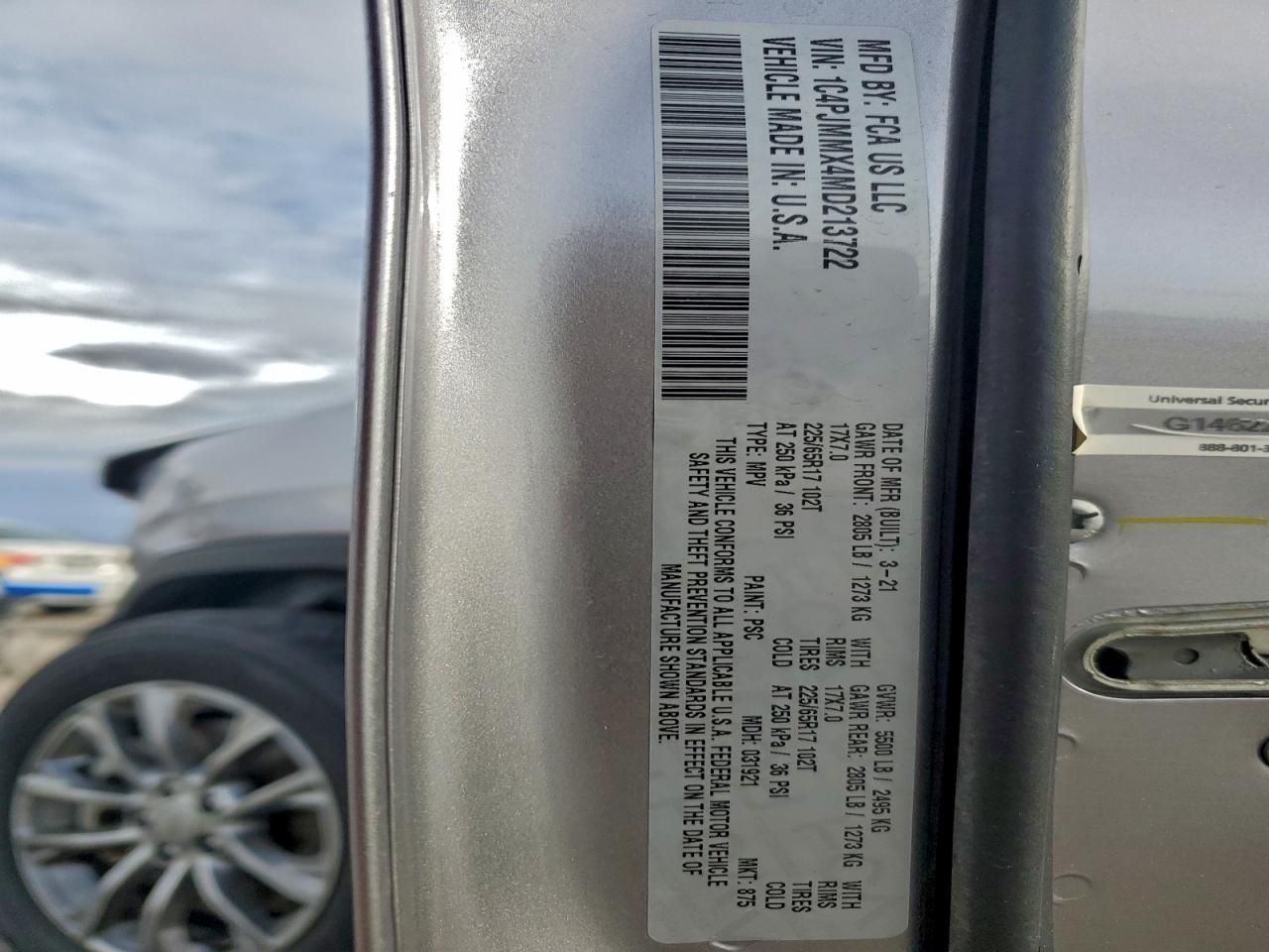 2021 Jeep Cherokee Latitude lux