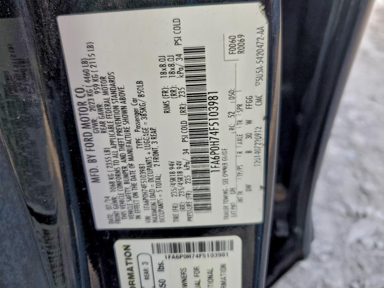 2015 Ford Fusion se