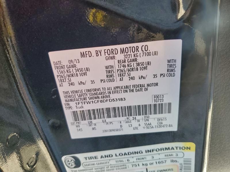 2013 Ford F150 Supercrew