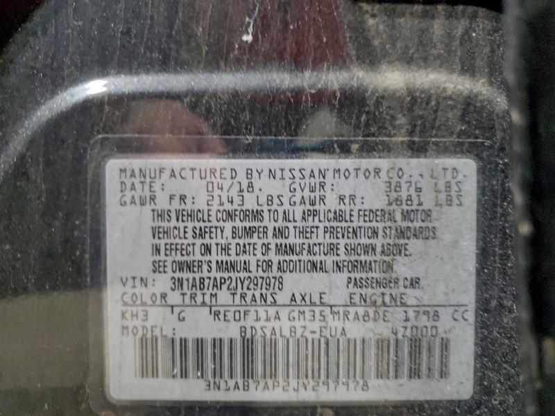 2018 Nissan Sentra s