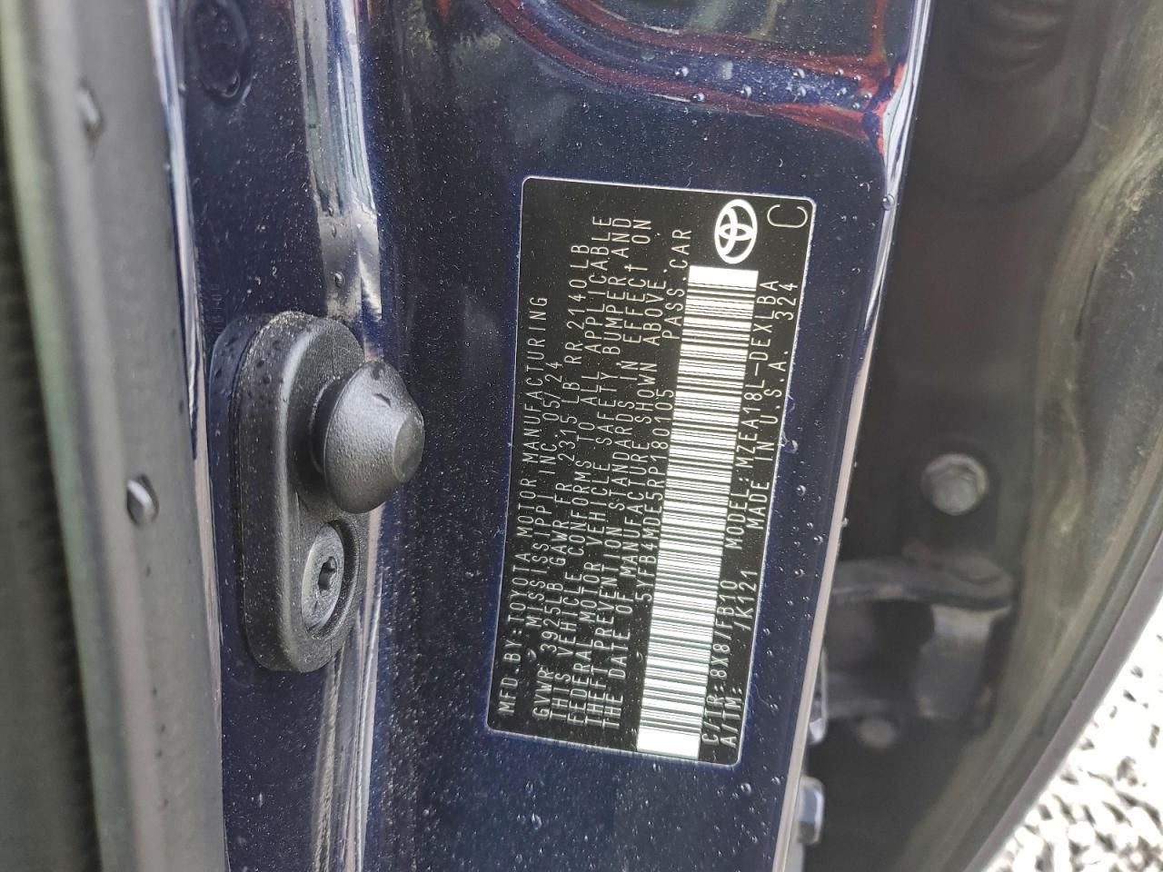 2024 Toyota Corolla le