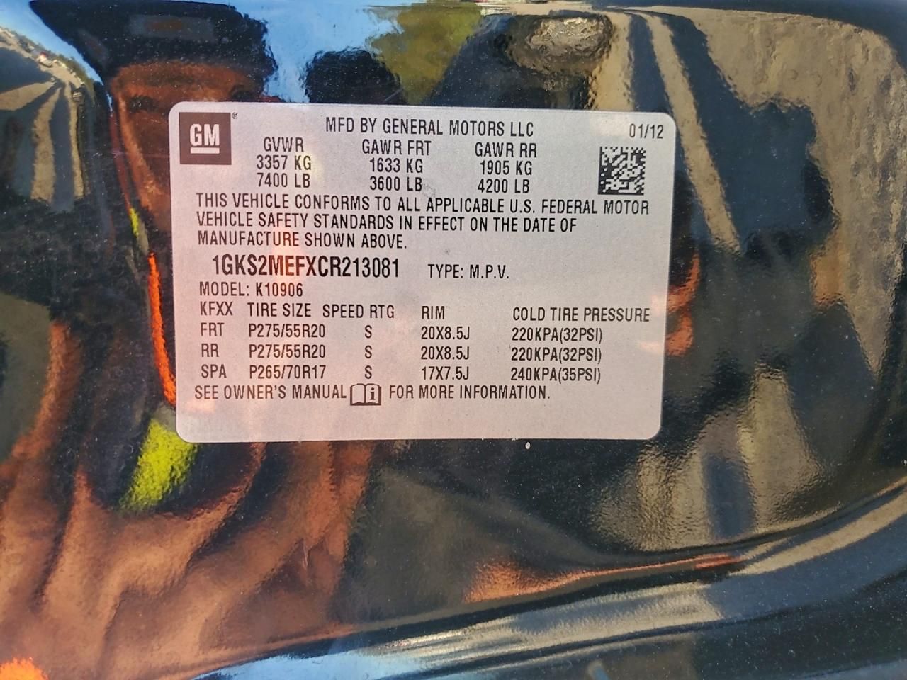 2012 GMC Yukon xl Denali