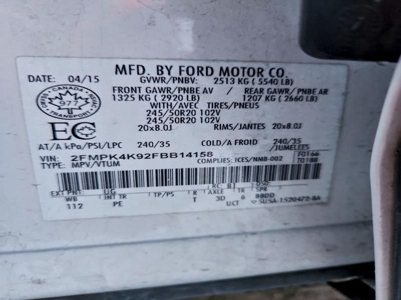 2015 Ford Edge Titanium