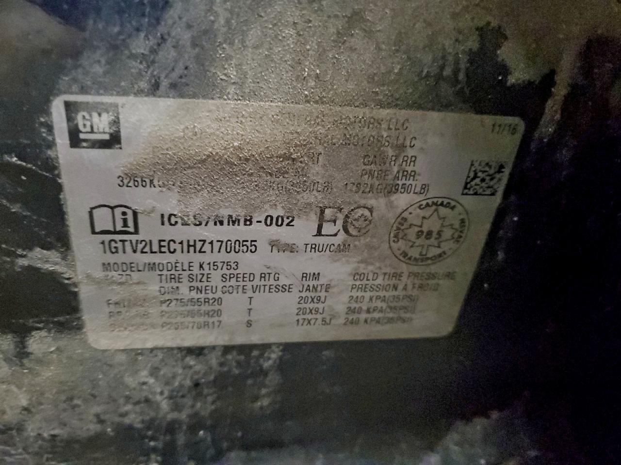 2017 GMC Sierra K1500