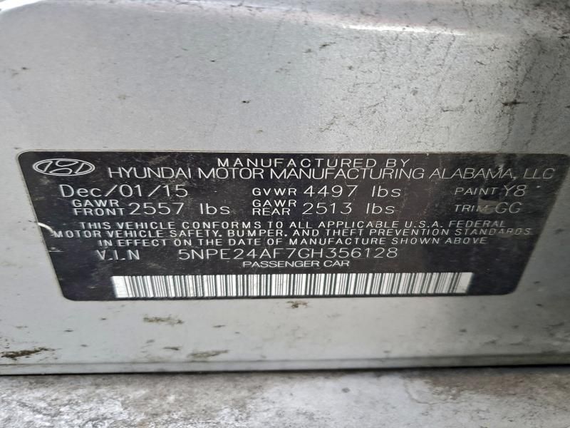 2016 Hyundai Sonata se