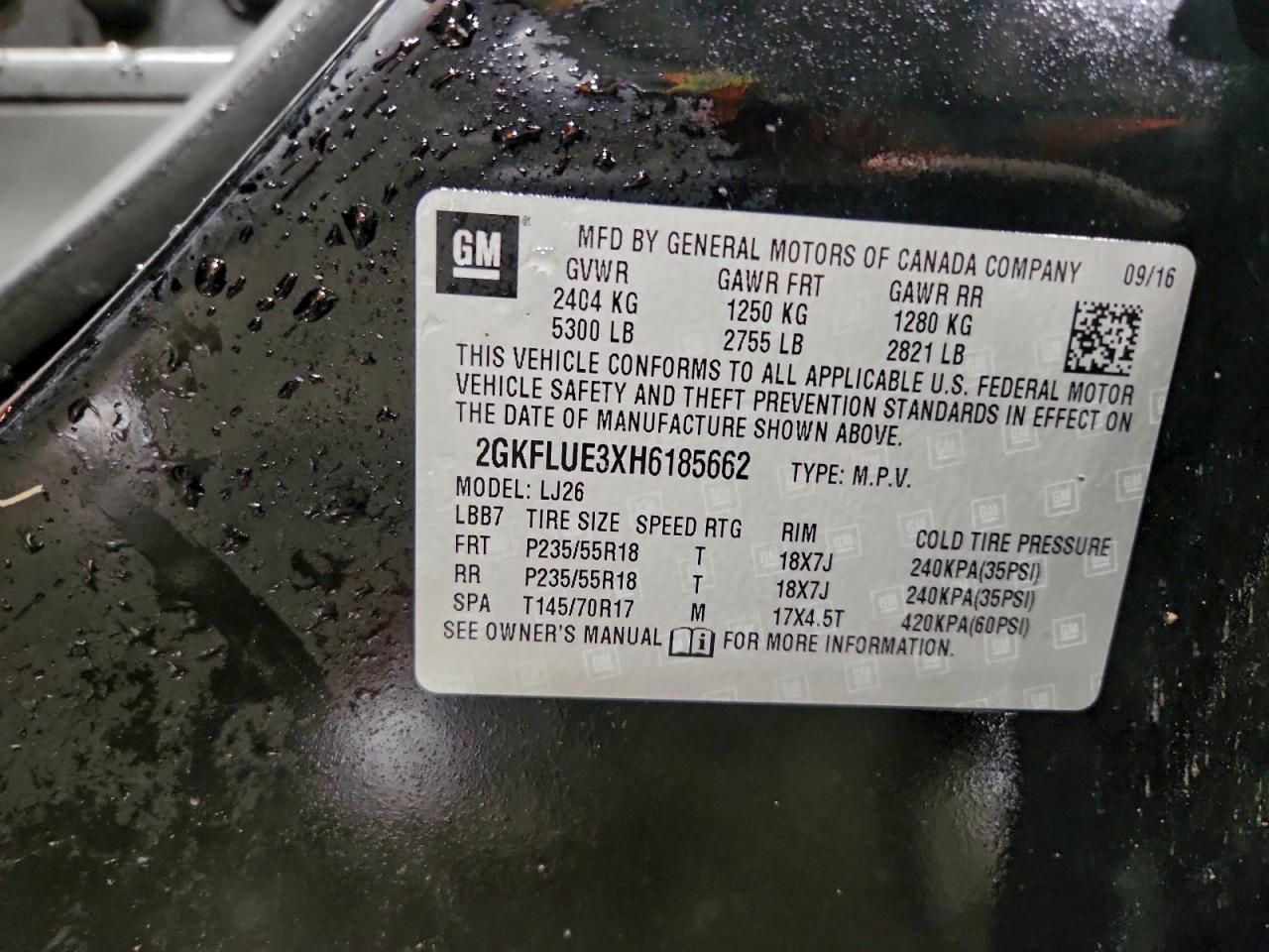 2017 GMC Terrain slt