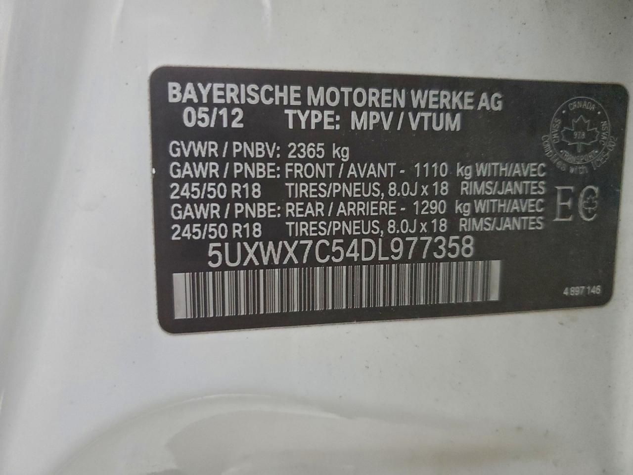 2013 BMW X3 Xdrive35i