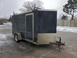 Salvage trucks for sale at Ham Lake, MN auction: 2016 United XLV-612SA30-S Enclosed Cargo Trailer