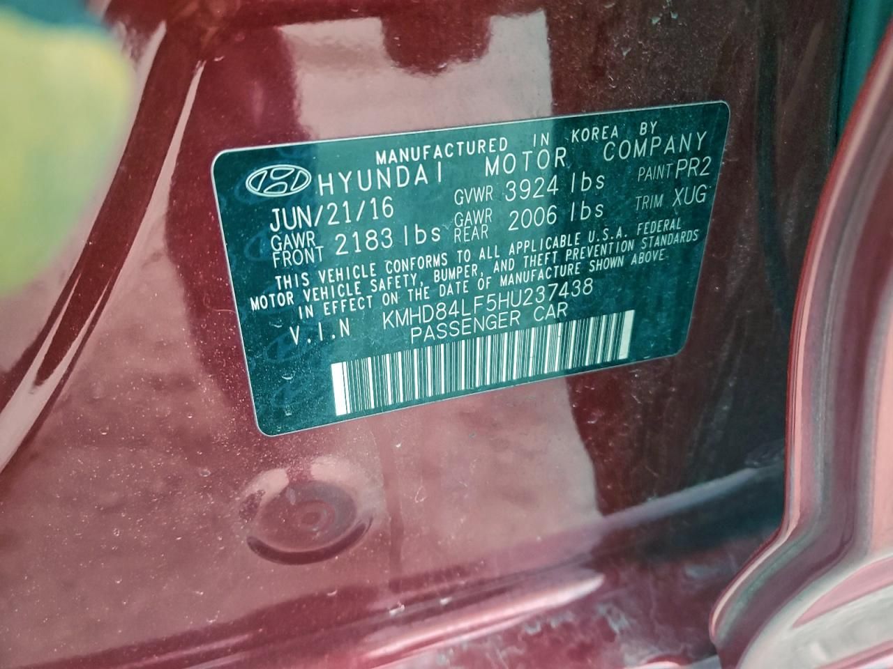 2017 Hyundai Elantra se