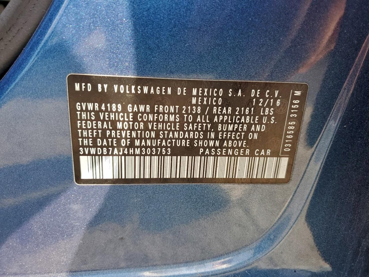 2017 Volkswagen Jetta se