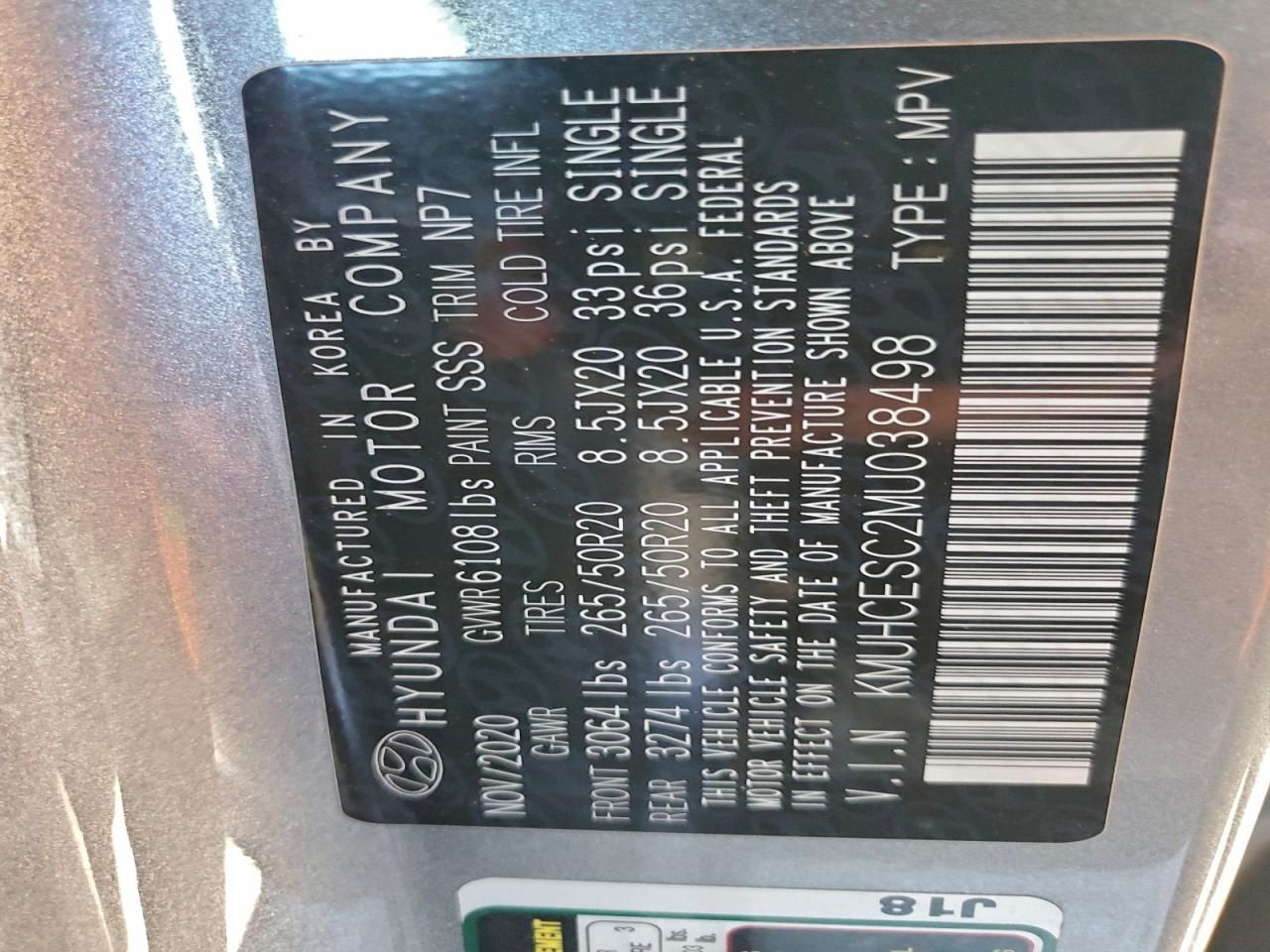 2021 Genesis Gv80 Base