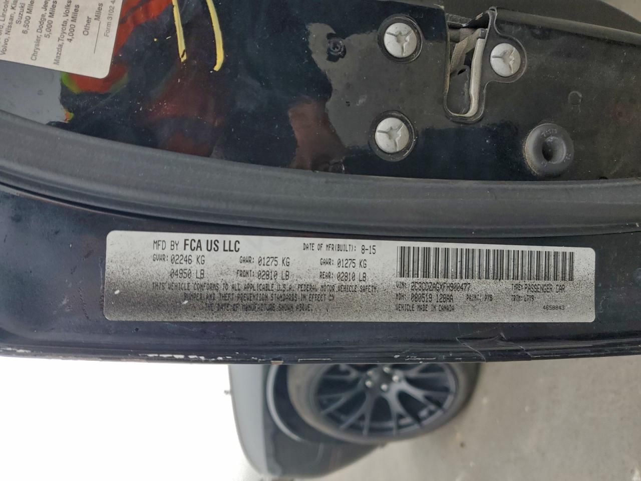 2015 Dodge Challenger sxt