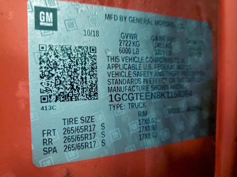 2019 Chevrolet Colorado ZR2