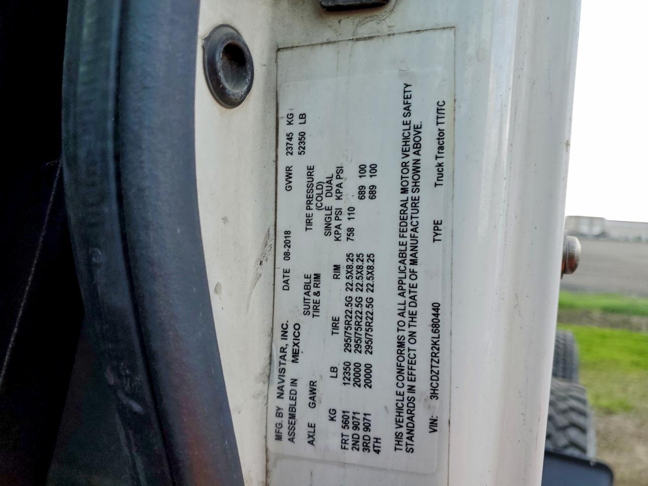 2019 International LT625 Semi Truck