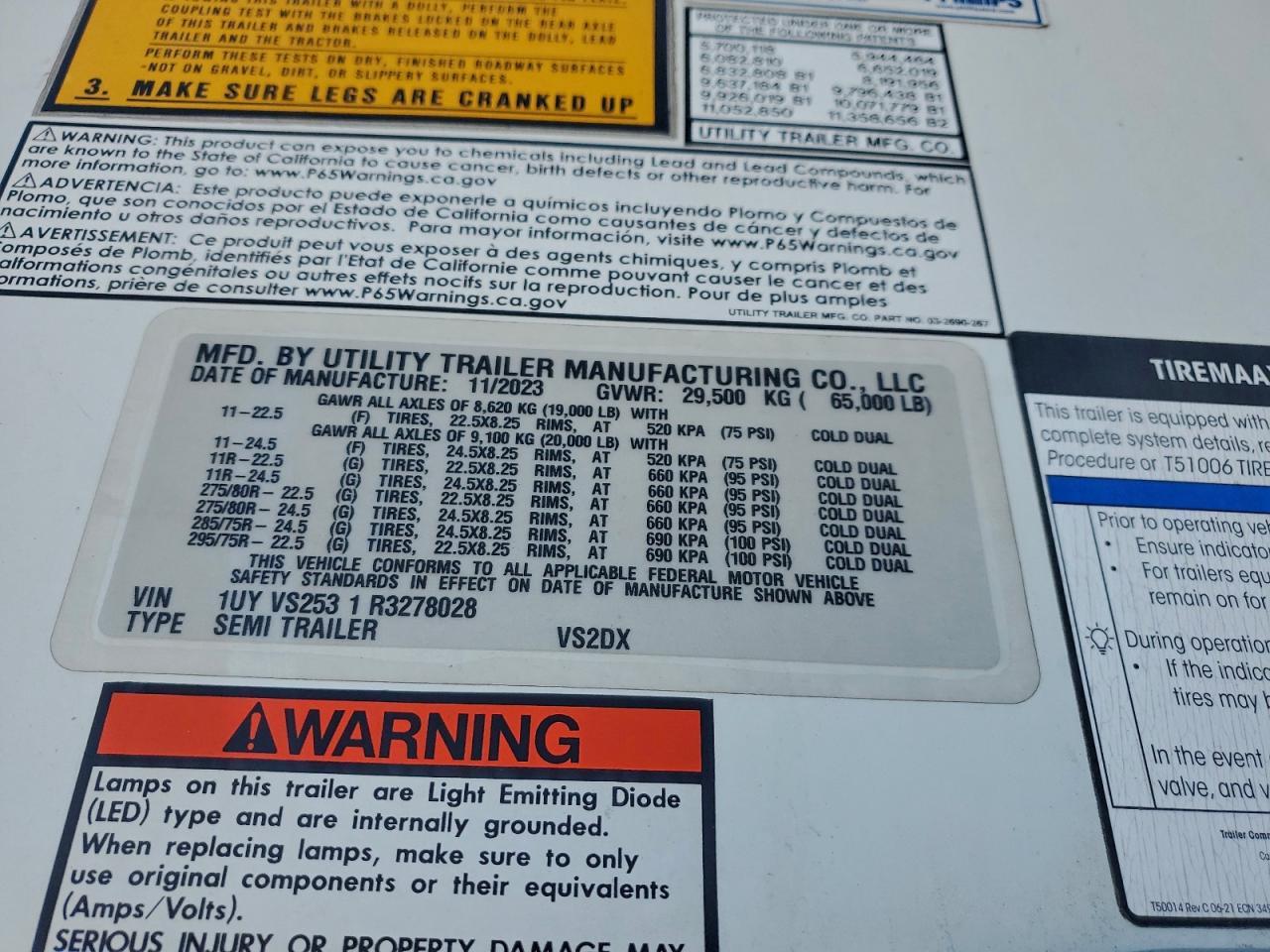 2024 Utility VS2DX DRY Van Trailer