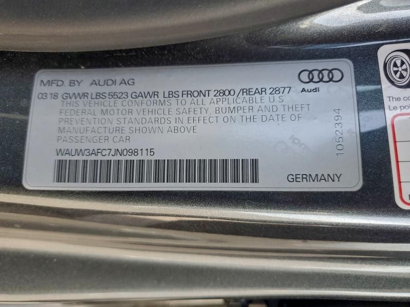 2018 Audi A7 Premium Plus