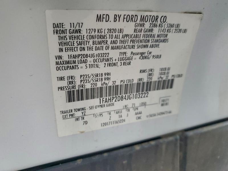 2018 Ford Taurus se